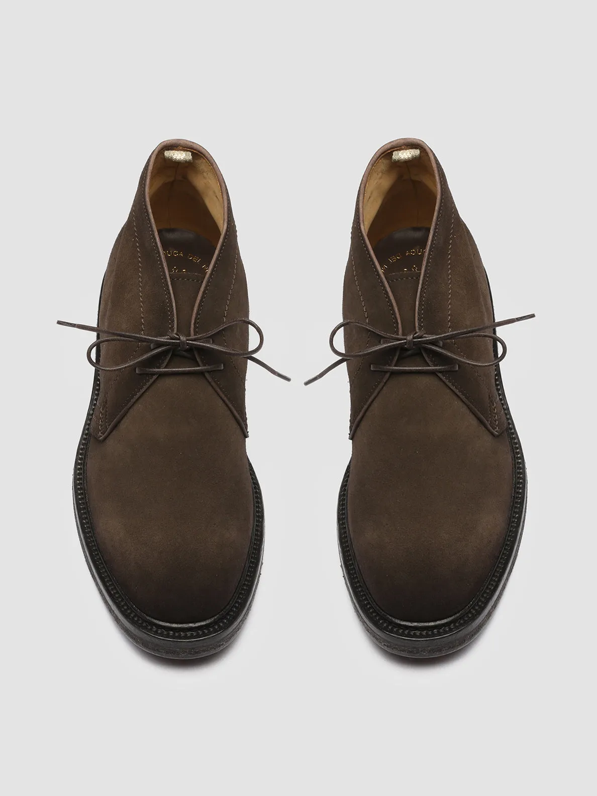 HOPKINS CREPE 106 - Brown Suede Lace Up Boots