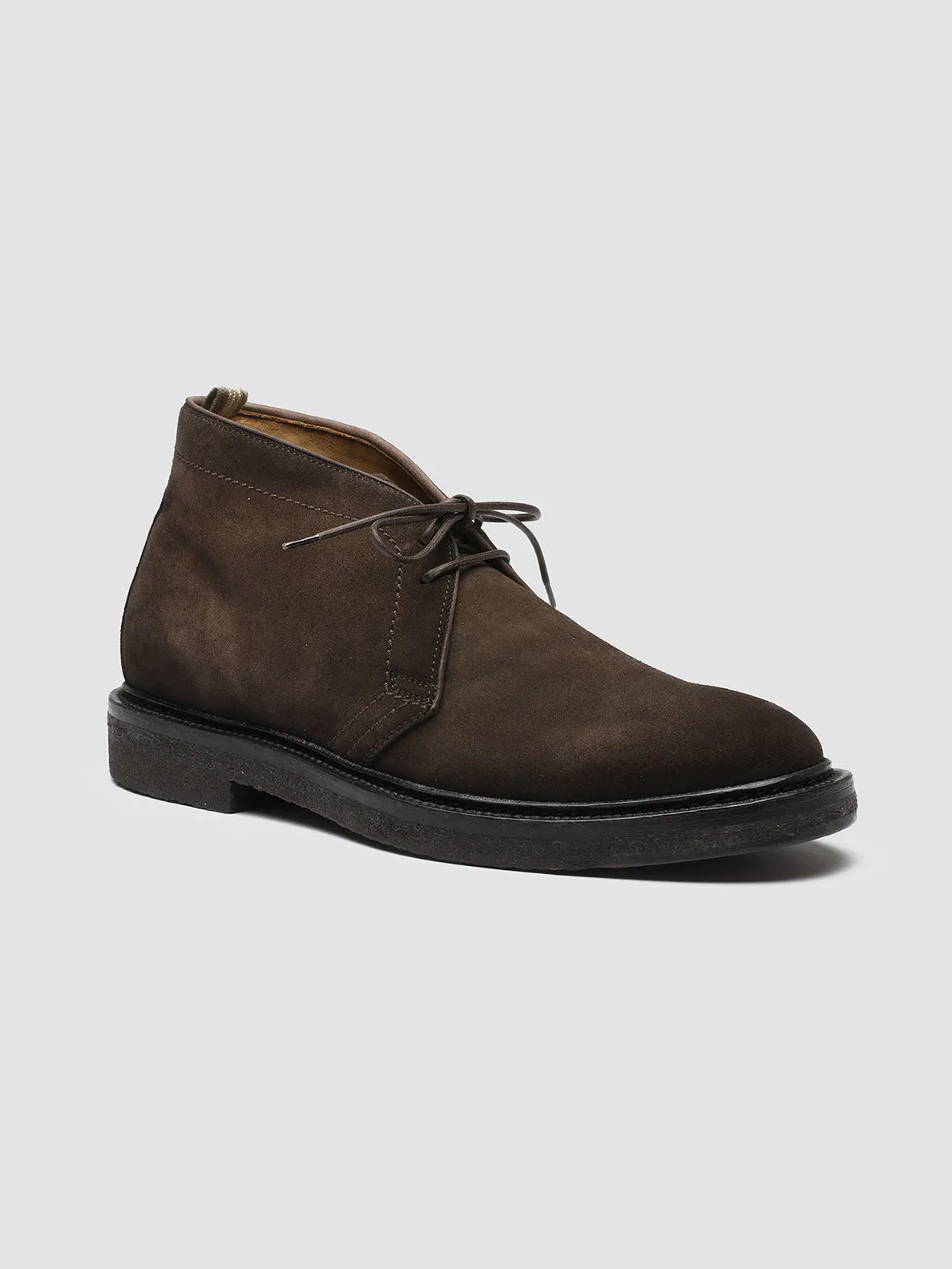 HOPKINS CREPE 106 - Brown Suede Lace Up Boots