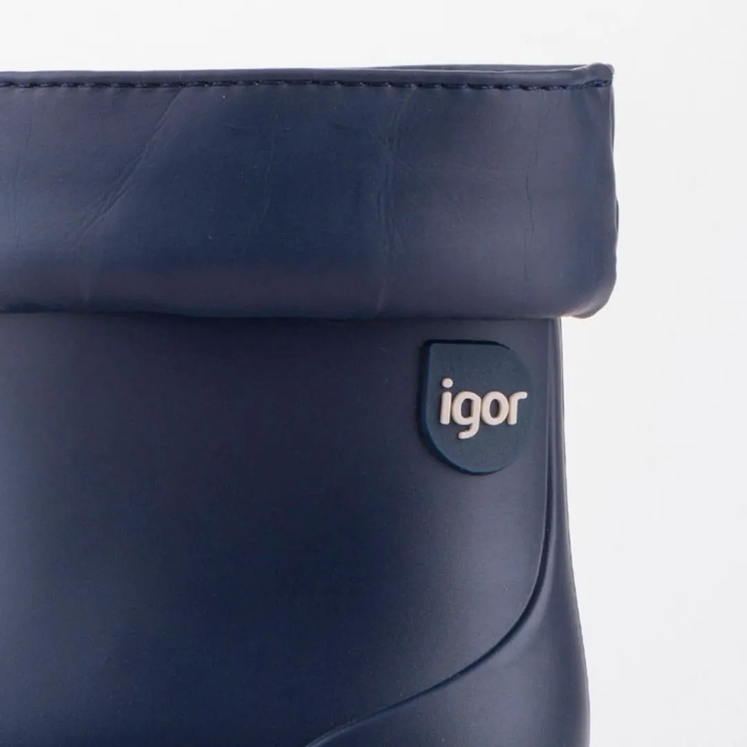 Igor: Bimbi Euri Kids Rain Boots / Wellies - Marino Blue