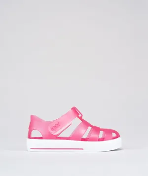 Igor: Star Kids Jelly Sandals - Fucsia Pink