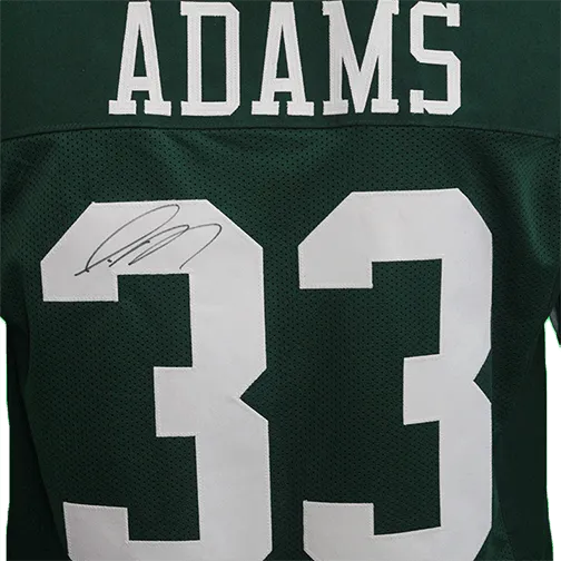 Jamal Adams Autographed Pro Edition Football Jersey Green Throwback (JSA)