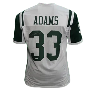 Jamal Adams Autographed pro style White Football Jersey (JSA)