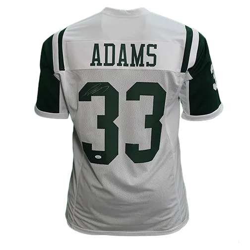 Jamal Adams Autographed pro style White Football Jersey (JSA)
