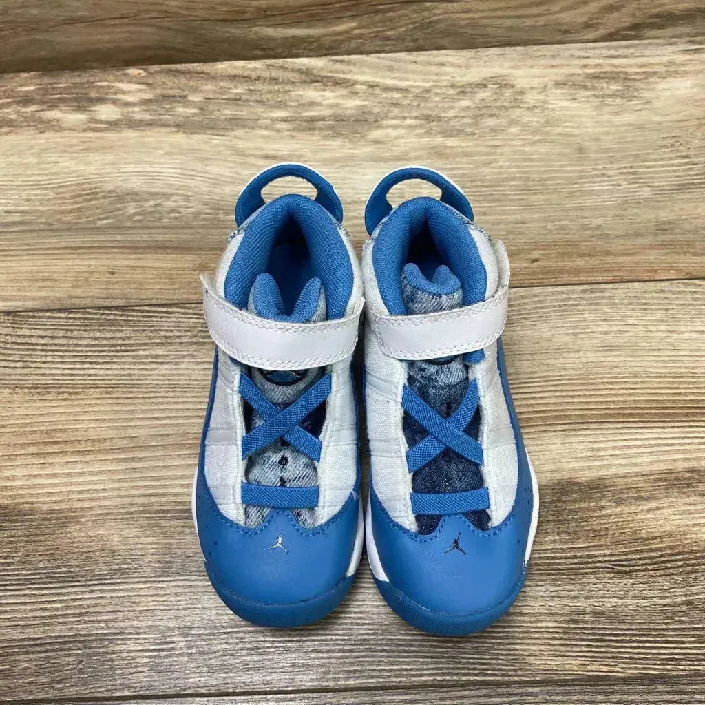 Jordan 6 Rings TD 'White Dutch Blue' Sneakers sz 10c