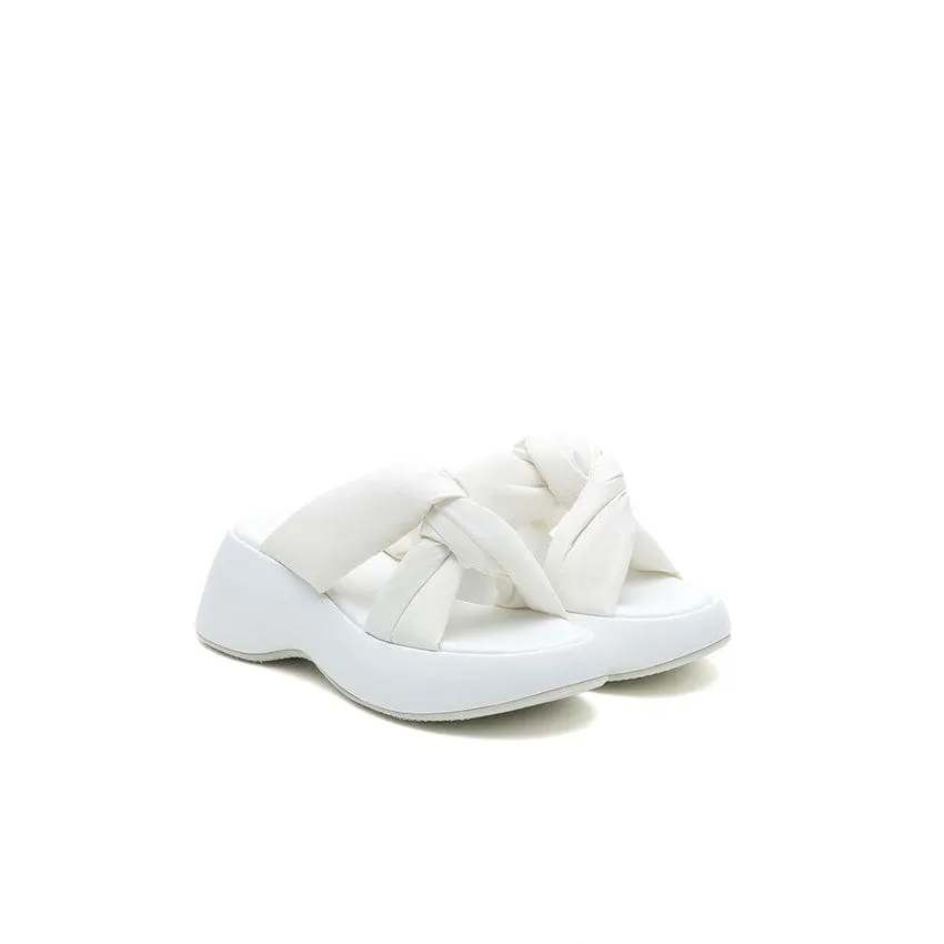Joy&Peace Minimalist Cross Strap Wedge Sandals