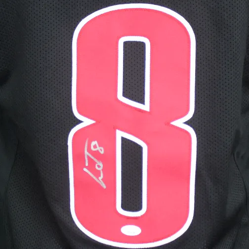 Lamar Jackson Autographed College Style Football Jersey Black (JSA)