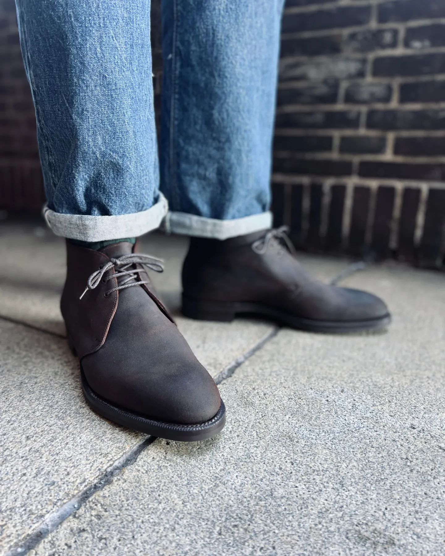 Lanark | Wax Suede | Iron