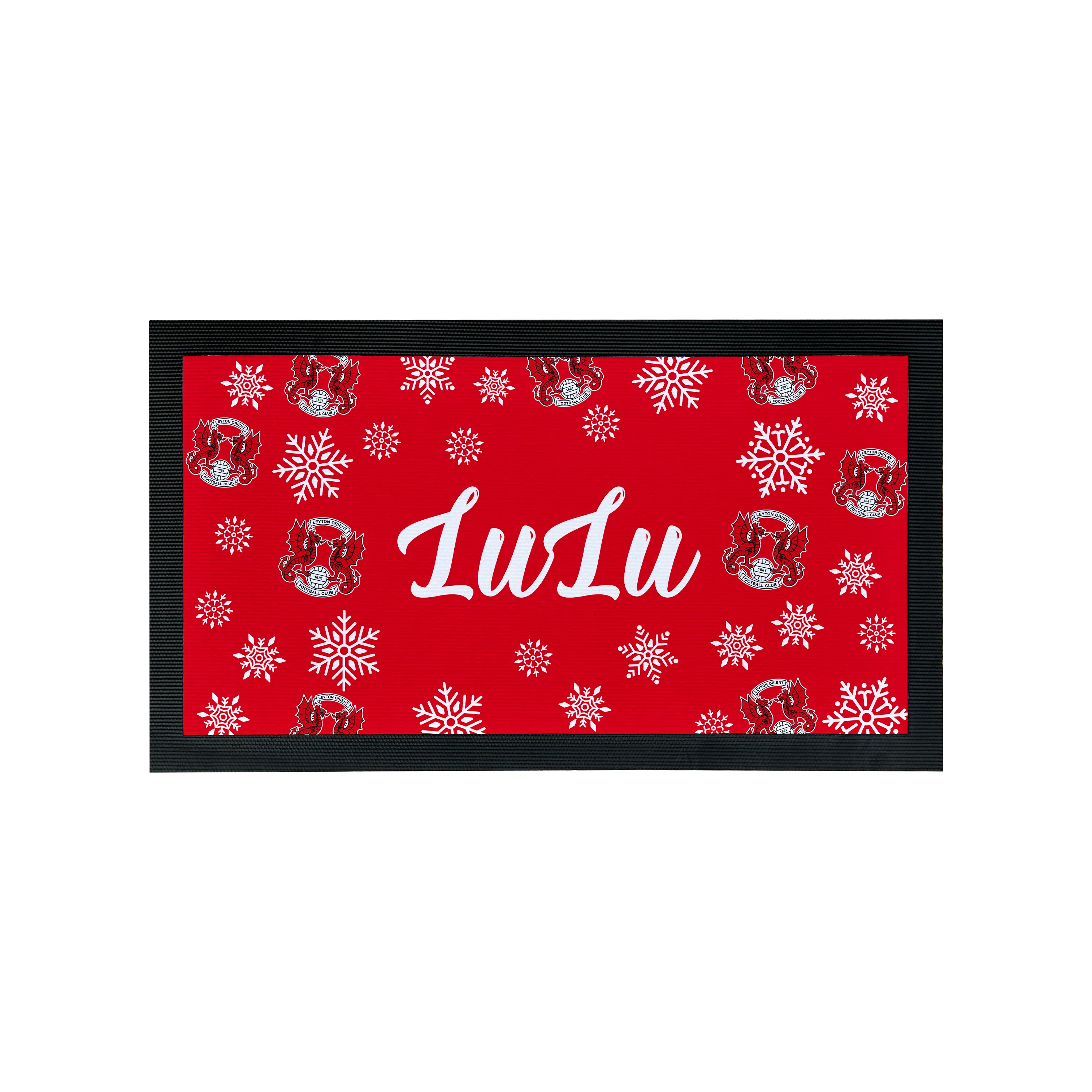 Leyton Orient Xmas Pet Feeding Mat