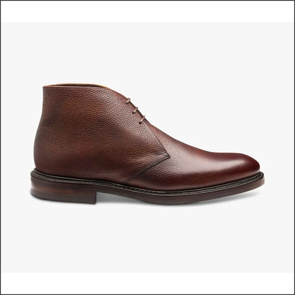 Loake Lytham Oxblood Grain Chukka Boot--