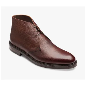Loake Lytham Oxblood Grain Chukka Boot--