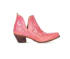 Maisie Leather Boots (Pink)