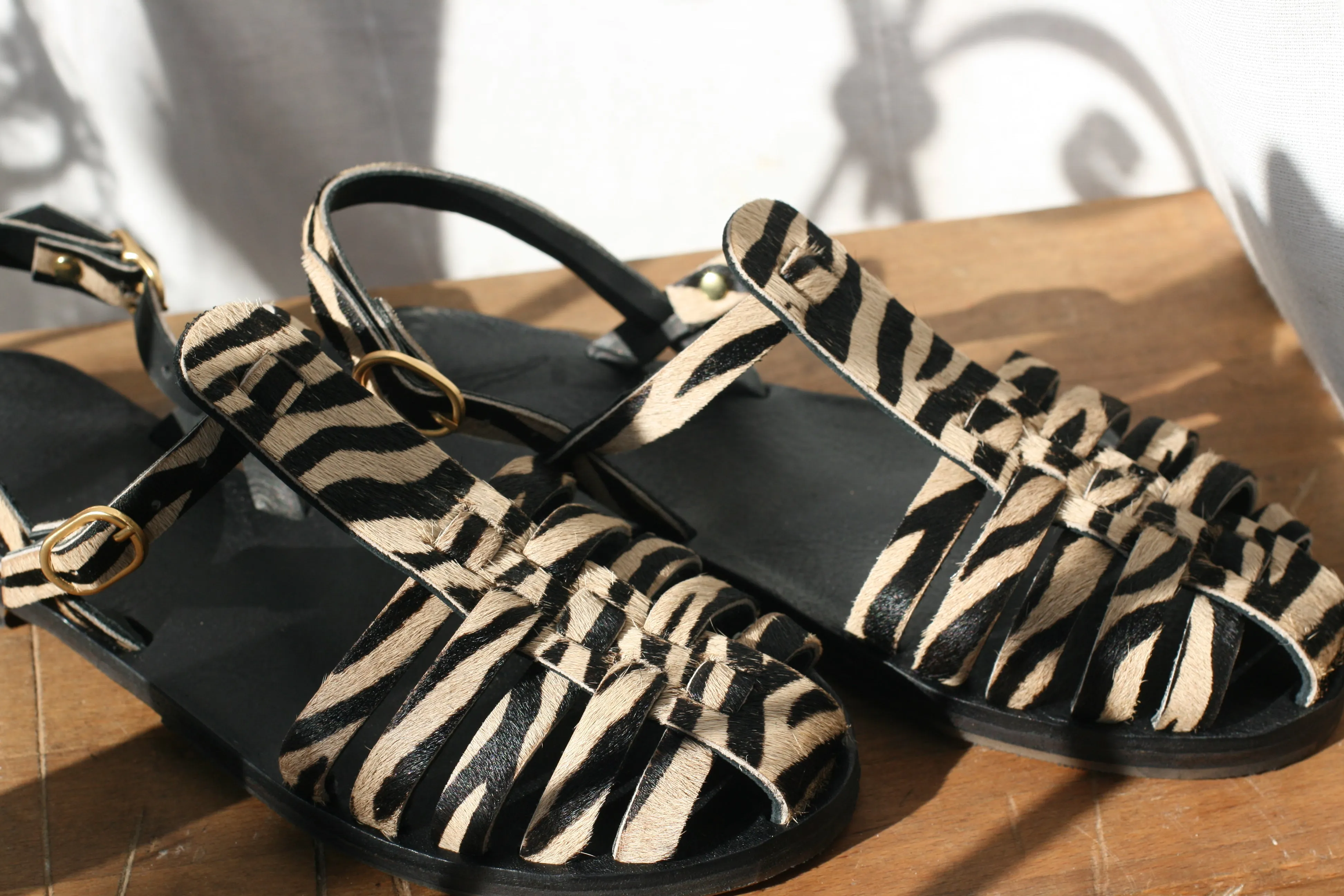 Marty - Black Sole - Fisherman Sandals