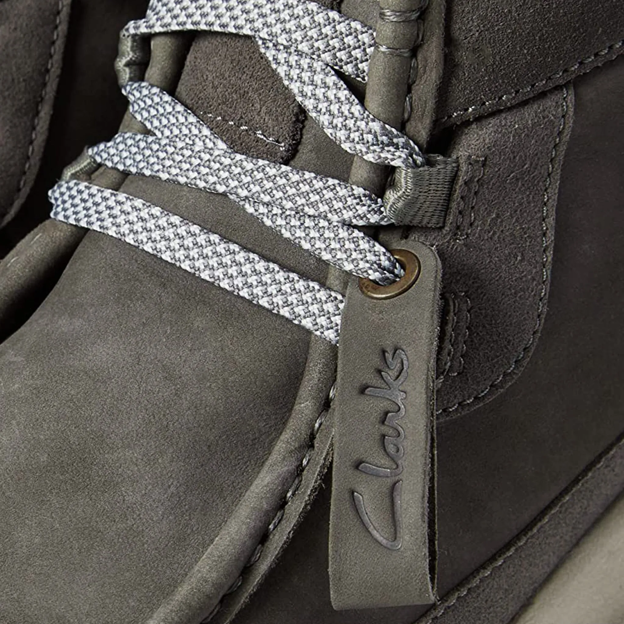 Men's Clarks Racelite Wally - Grey Nubuck