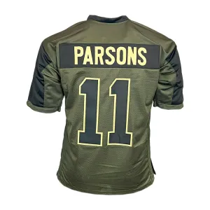 Micah Parsons Unsigned Salute to Service Football Jersey