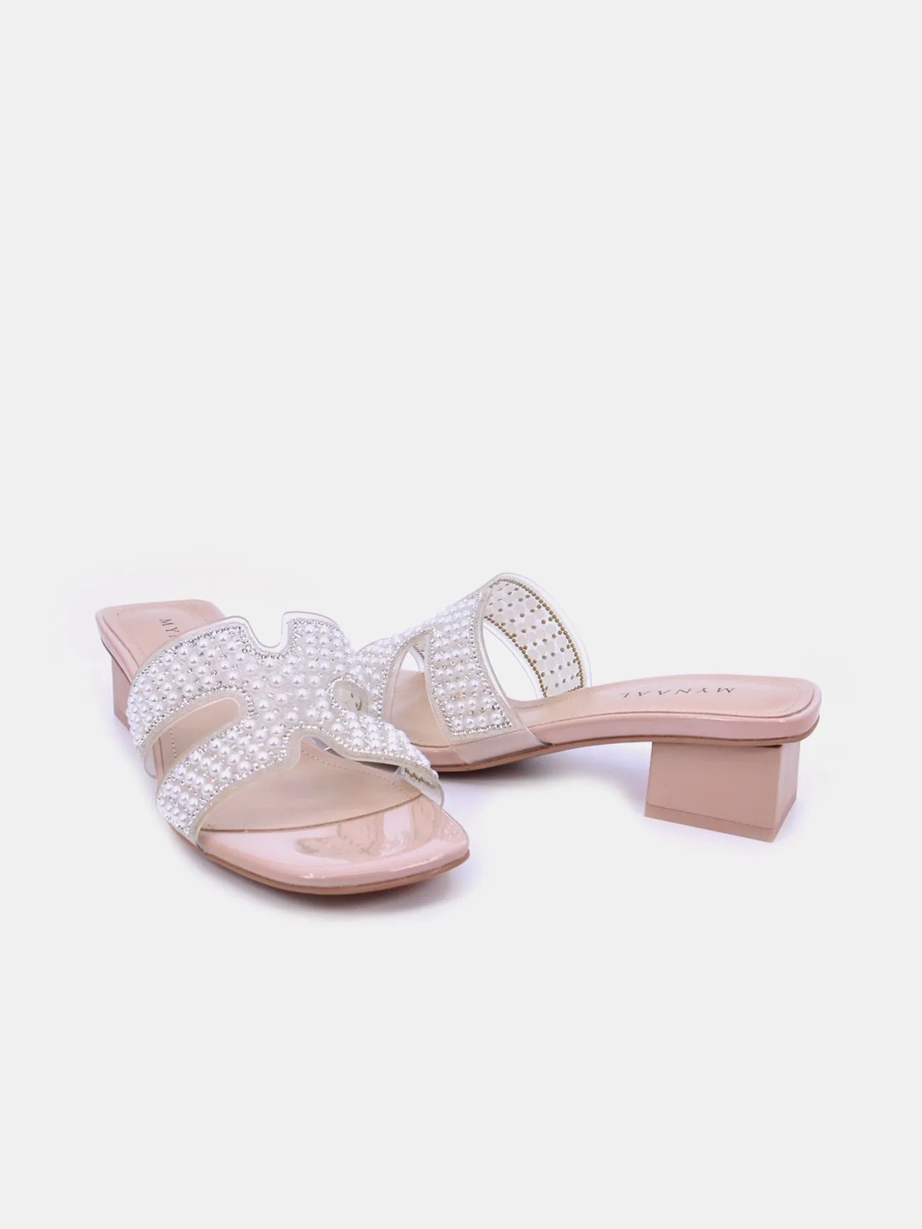 Mynaal Zyla Women's Block Heel Sandals