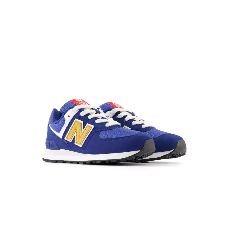 New Balance 574 Blue/Yellow - Kid's Pre School