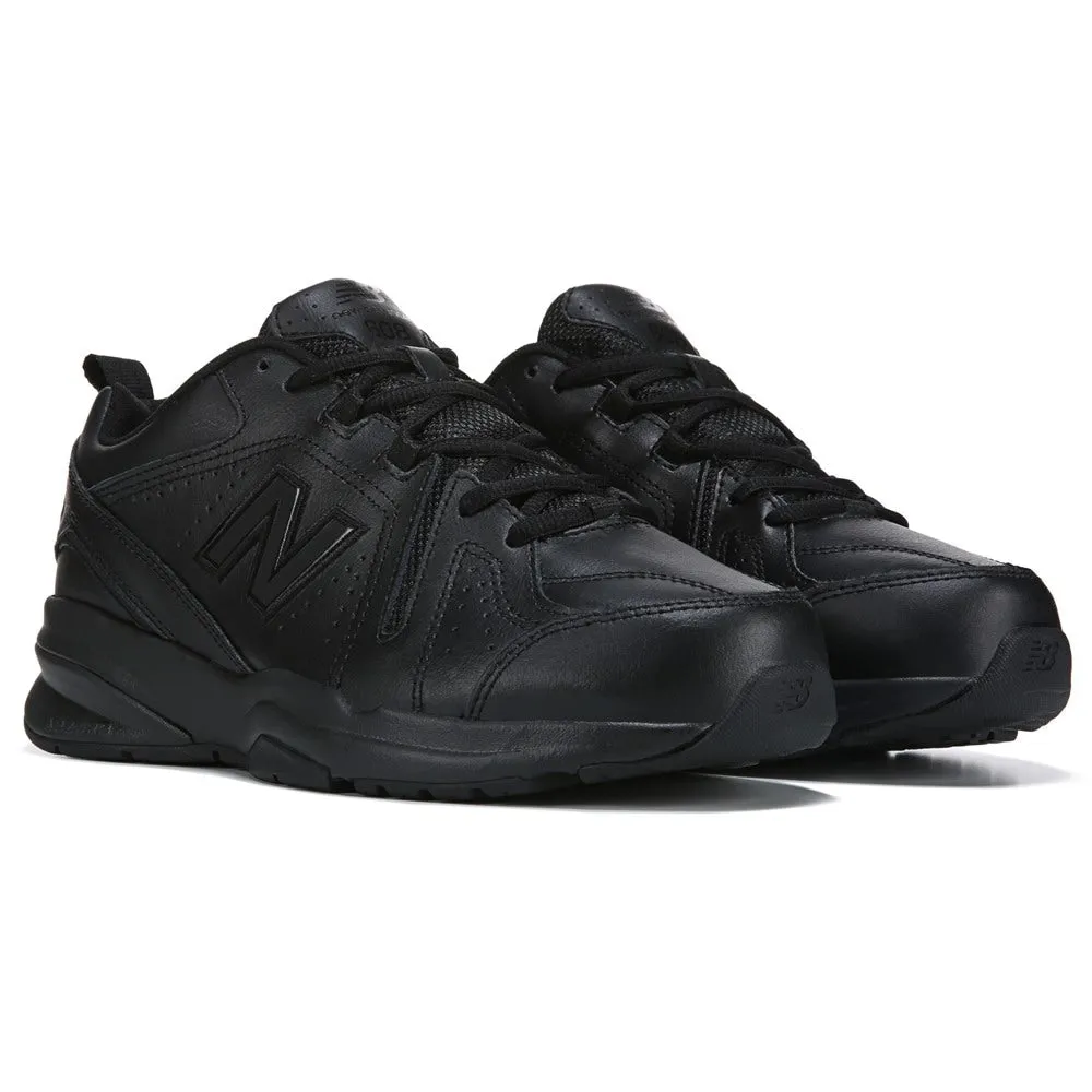New Balance Men's 608 V5 Mid/Wide X Walking Shoe, Black