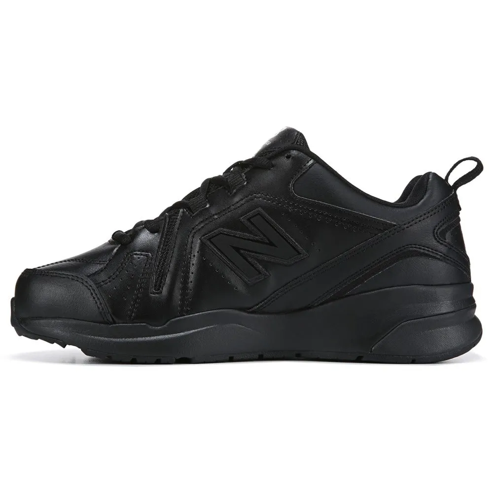 New Balance Men's 608 V5 Mid/Wide X Walking Shoe, Black