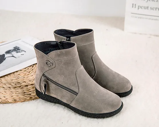 New women's thick bottom and velvet thick warm snow boots