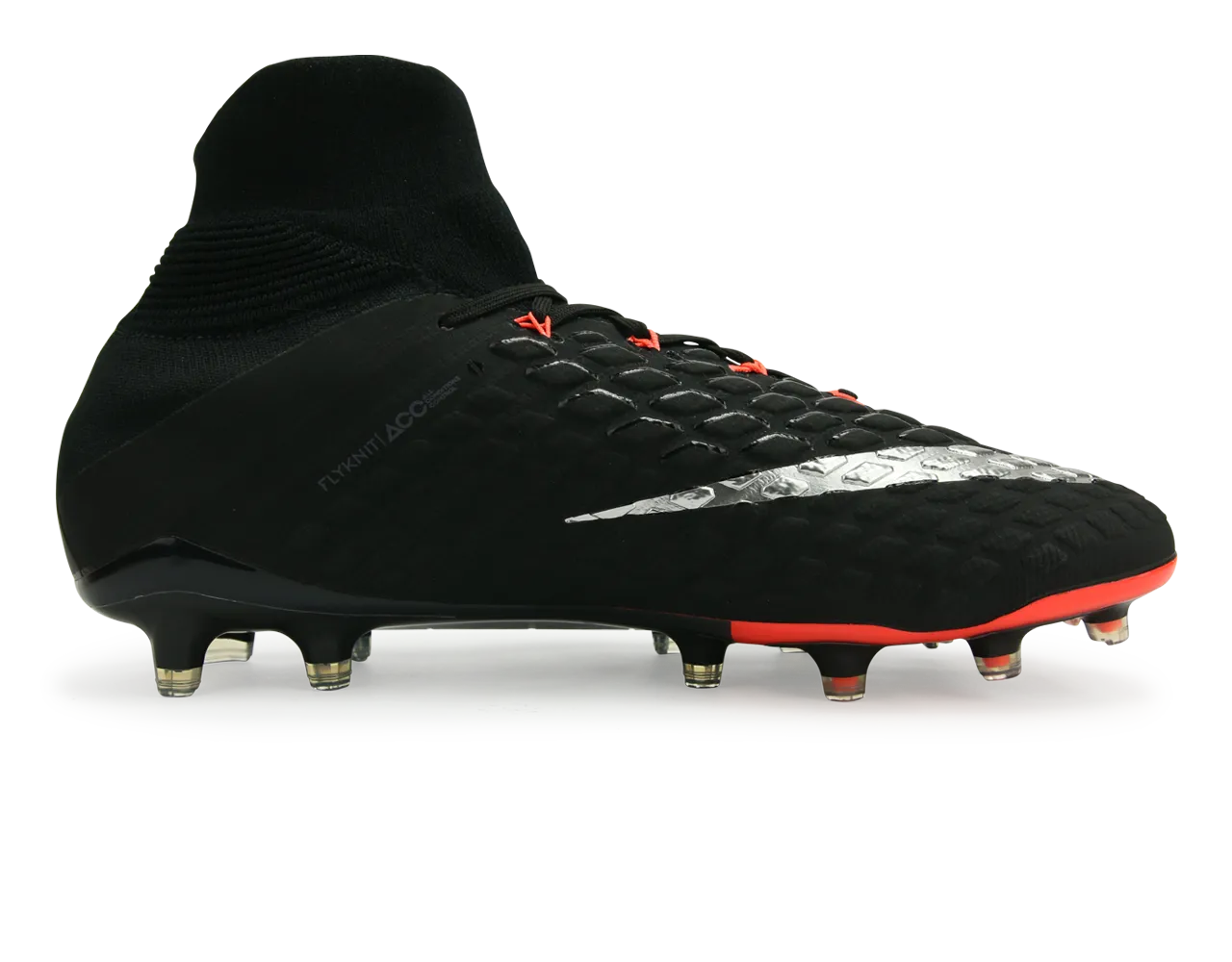 Nike Men's Hypervenom Phantom III Dynamic Fit FG Black/Metalic Silver/Anthracite