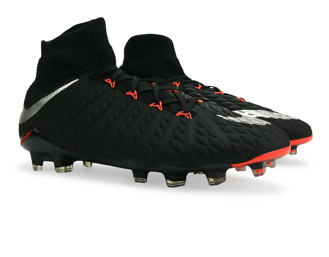 Nike Men's Hypervenom Phantom III Dynamic Fit FG Black/Metalic Silver/Anthracite