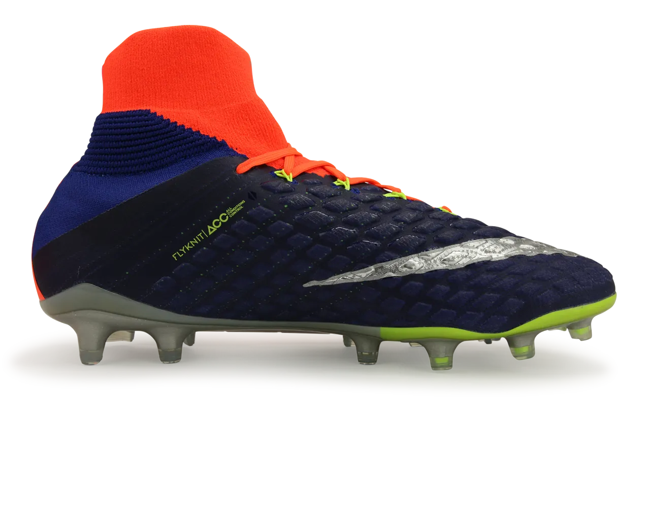Nike Men's Hypervenom Phantom III Dynamic Fit FG Deep Royal Blue/Chrome/Total Crimson