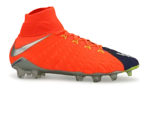 Nike Men's Hypervenom Phantom III Dynamic Fit FG Deep Royal Blue/Chrome/Total Crimson