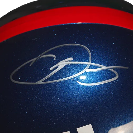 Odell Beckham Jr New York Giants Football Autographed Full Size Replica Helmet (JSA)