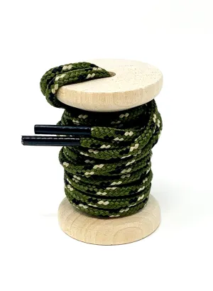 Olive, Sand & Black (Camo) Boot Laces