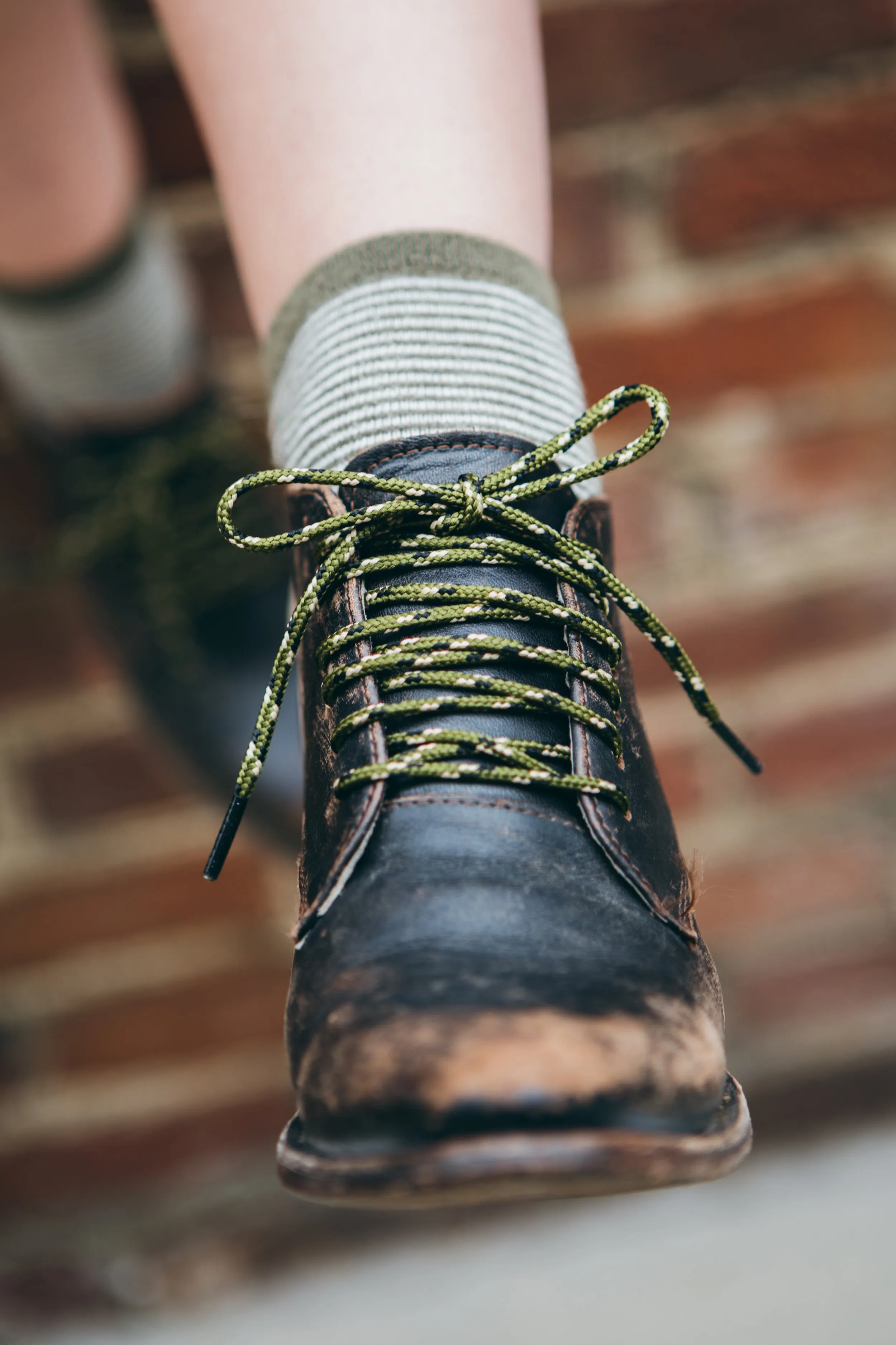 Olive, Sand & Black (Camo) Boot Laces