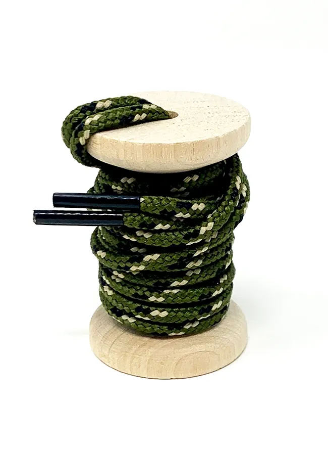 Olive, Sand & Black (Camo) Boot Laces