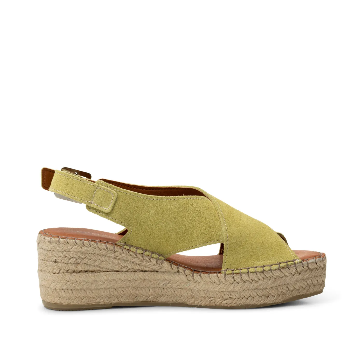 Orchid wedge suede - BUTTER