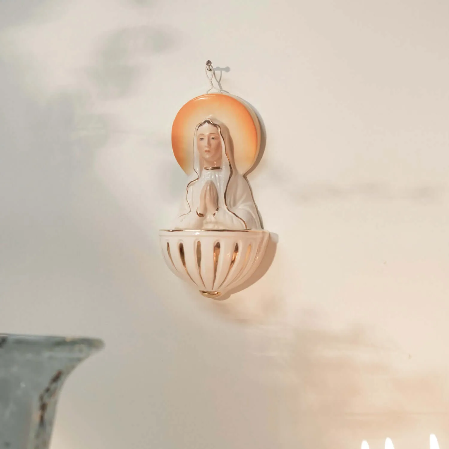 OUR LADY OF LOURDES - HOLY WATER FONT