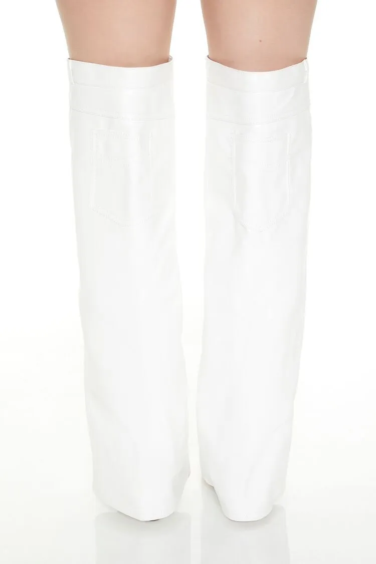 Over-the-Knee Wedge Boots