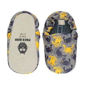 Poco Nido. Mini Shoes. Mangrove Crabs Grey Baby Shoes