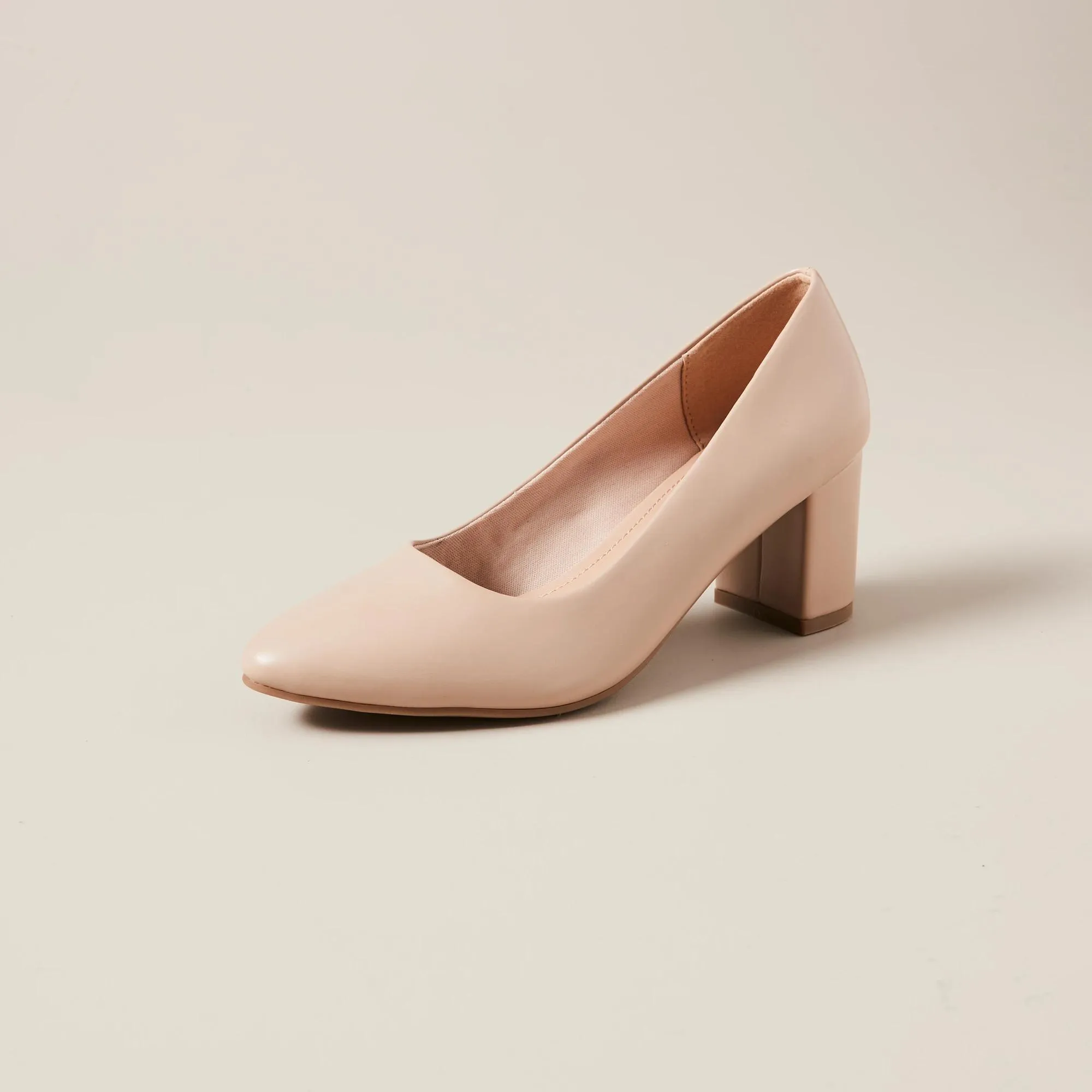 popular  Womens Block Heels - Marnie  - Nude