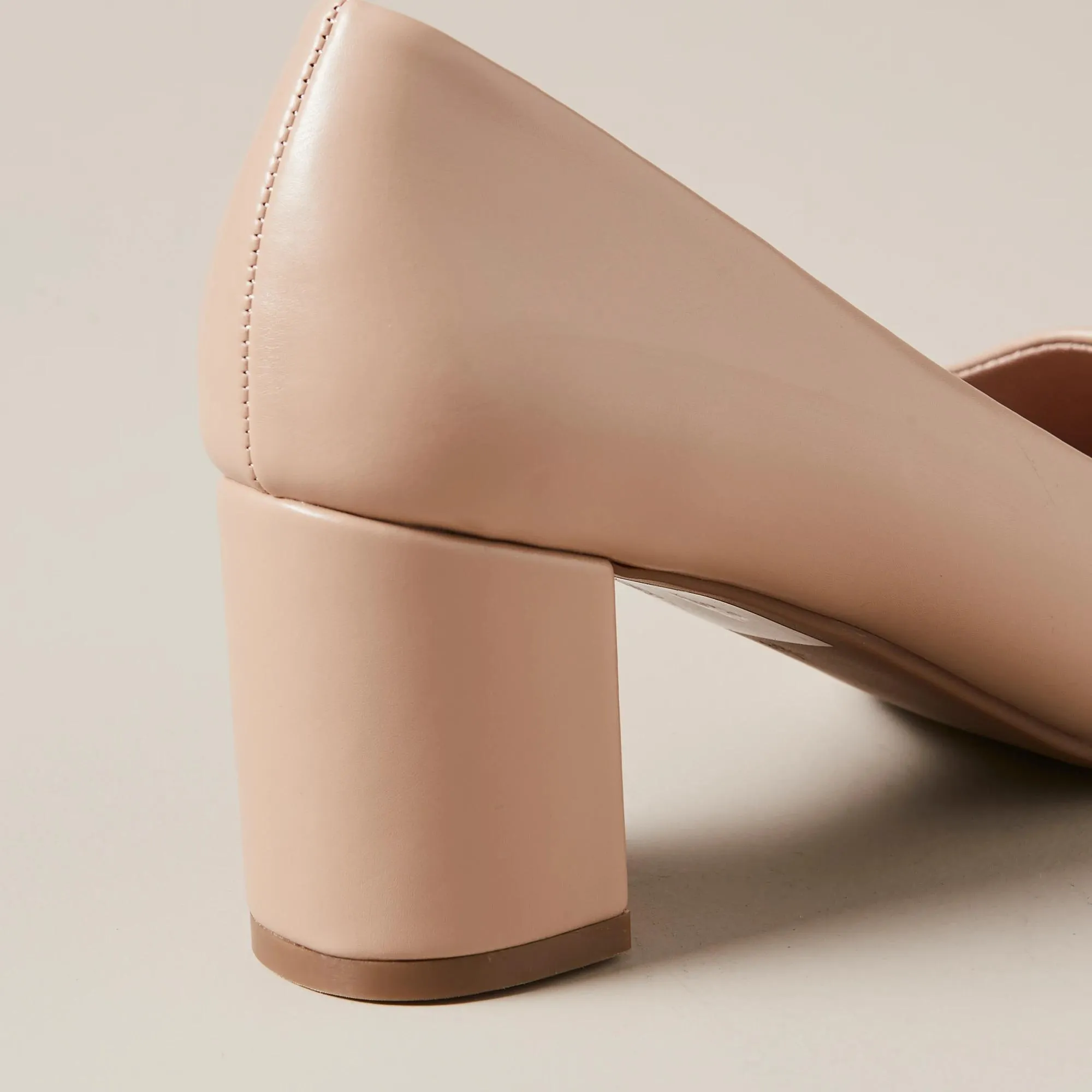 popular  Womens Block Heels - Marnie  - Nude