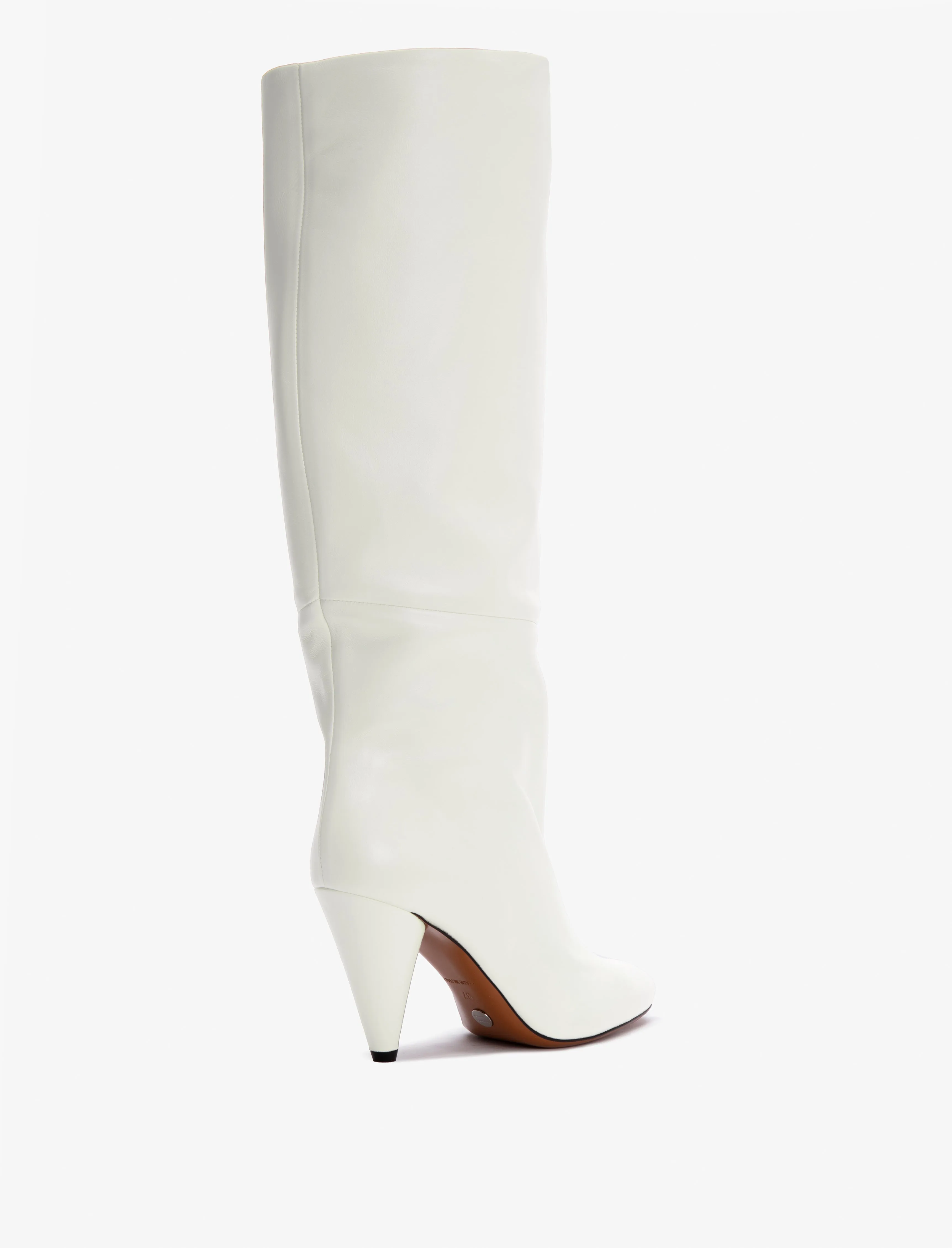 Proenza Schouler Cone Knee High Boots - Cream