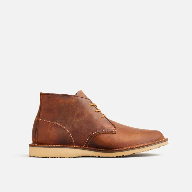 Red Wing Men's Weekender Chukka 3322 In Copper Rough & Tough Leather