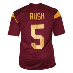 Reggie Bush Autographed College Football Jersey Maroon w/ Bush Hologram