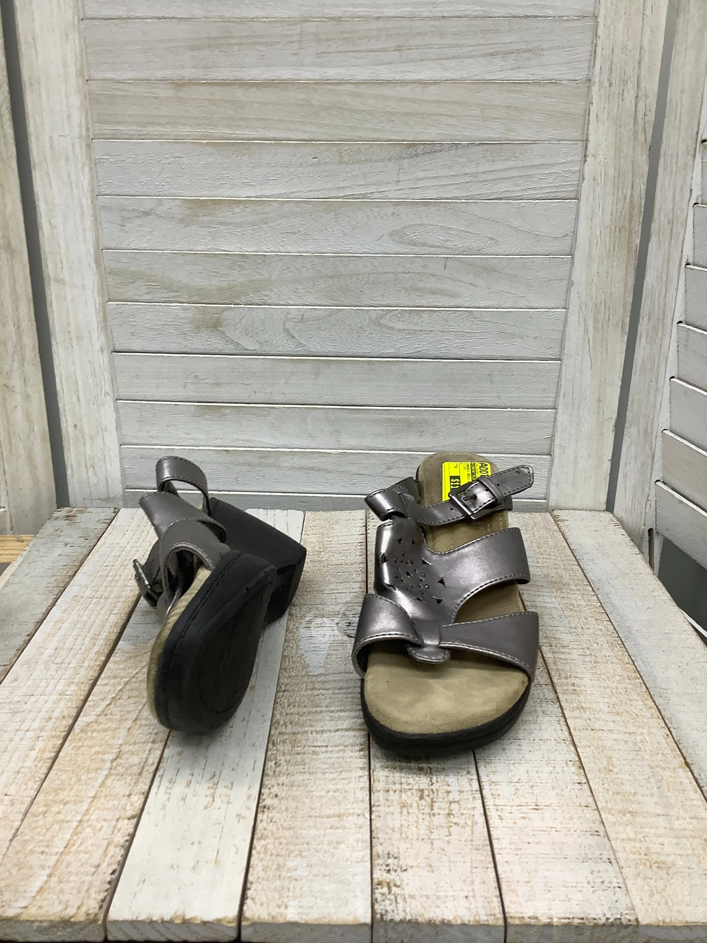 Sandals Heels Wedge By Comfort Plus  Size: 8
