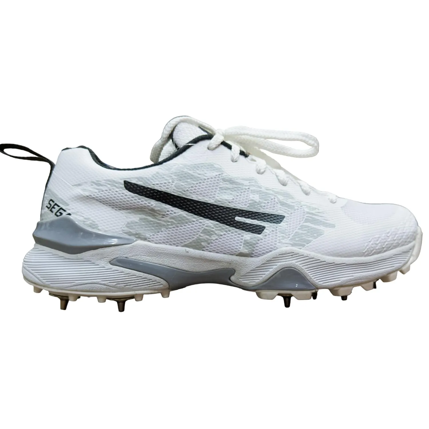 Sega Freedom Spikes Cricket Shoes (White)