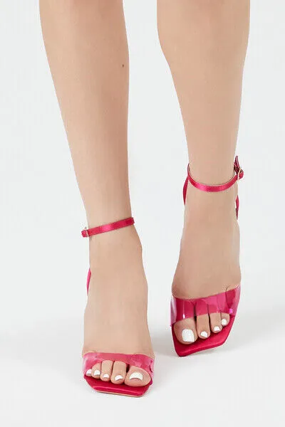 Slim Notched Wedge Heels