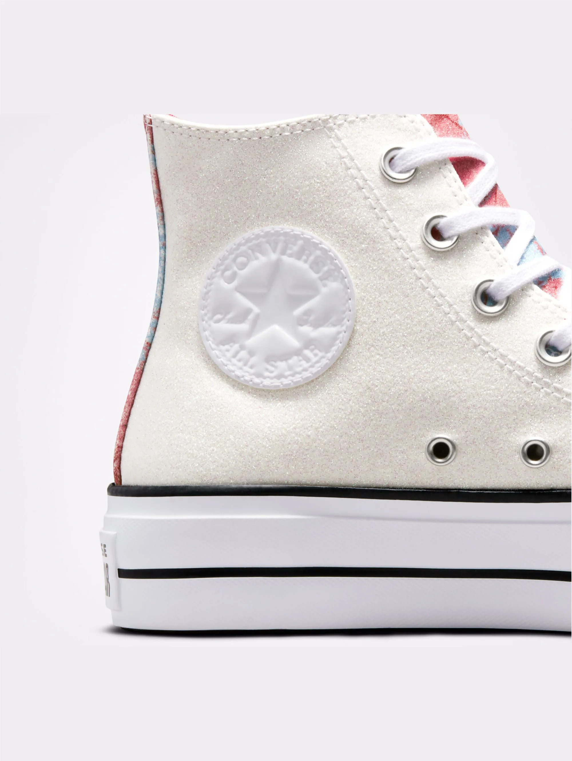 Sneakers Alte Platform Glitter White pink