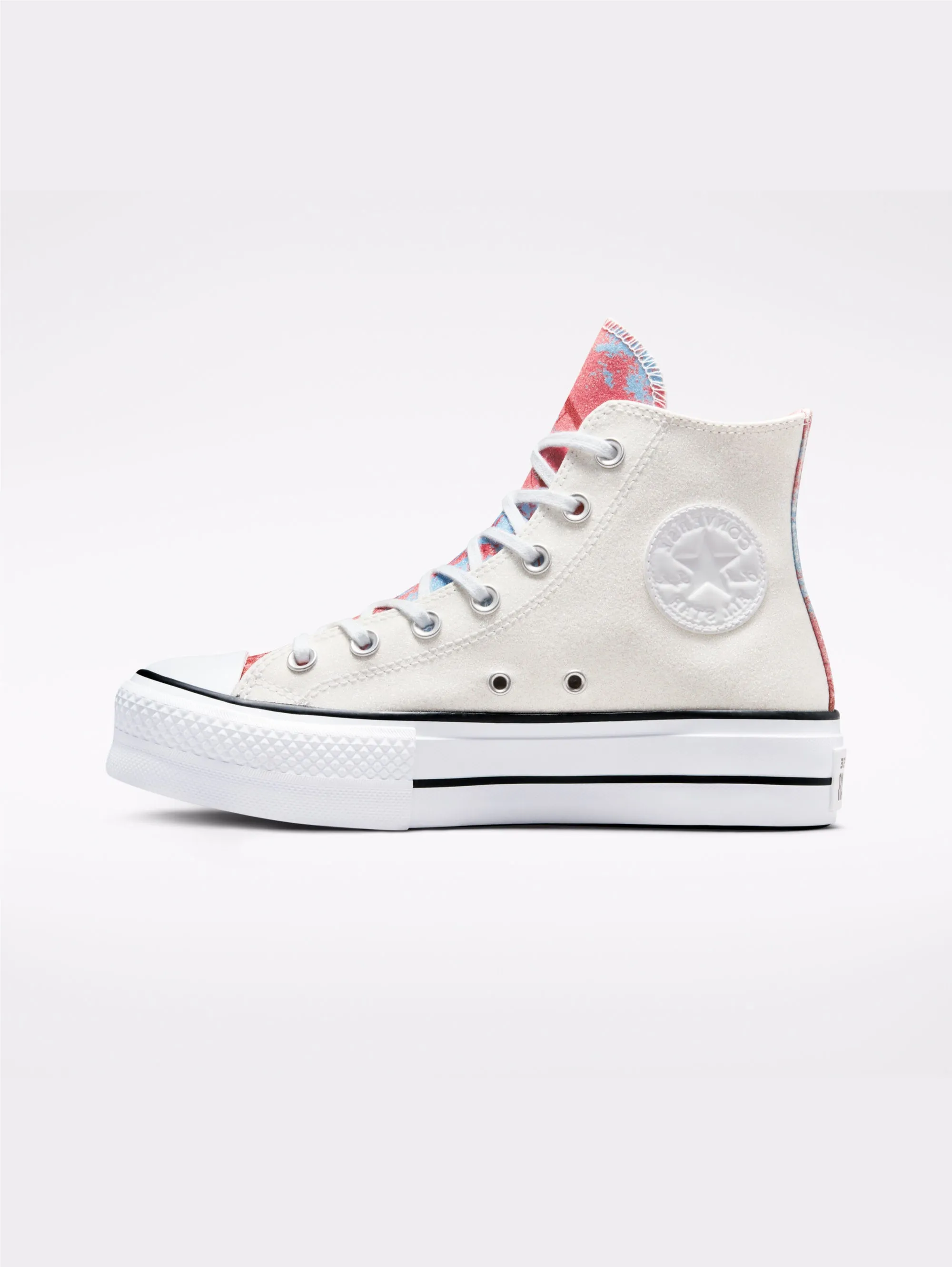 Sneakers Alte Platform Glitter White pink
