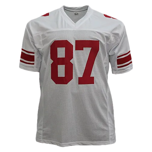 Sterling Shepard Autographed Pro Style Football Jersey White (JSA)