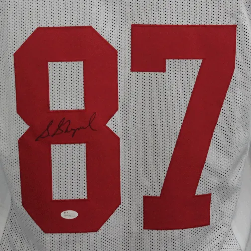 Sterling Shepard Autographed Pro Style Football Jersey White (JSA)