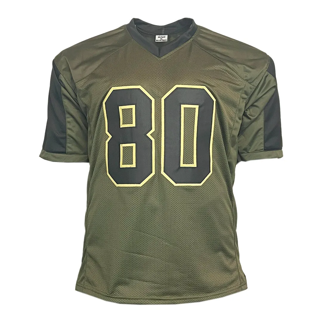 Steve Largent Unsigned Salute to Service Football Jersey