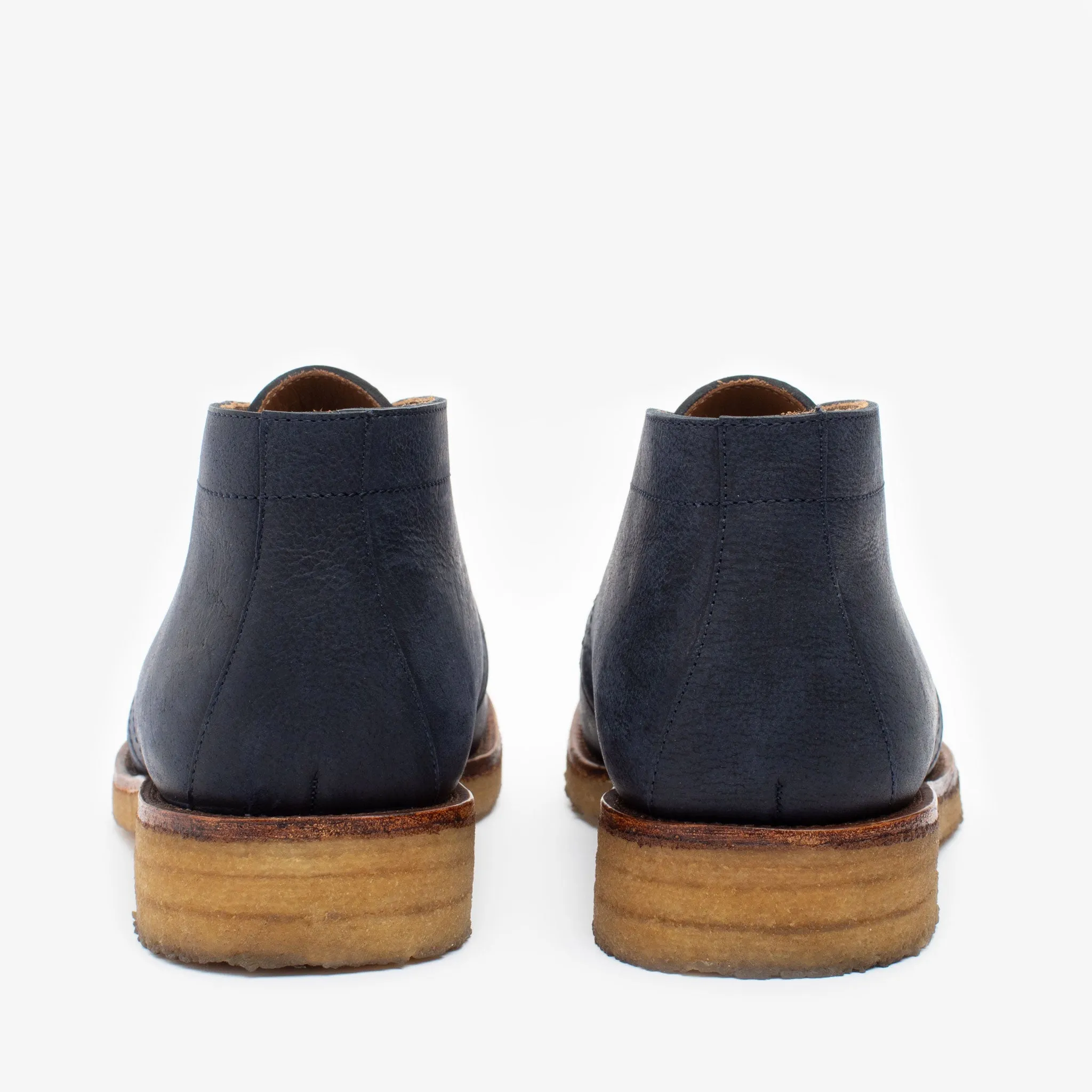 The Cairo Chukka Boot in Navy (Last Chance, Final Sale)