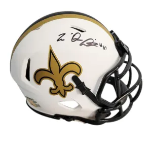 Tre'Quan Smith New Orleans Saints Autographed Football Lunar Speed Mini Helmet (JSA)